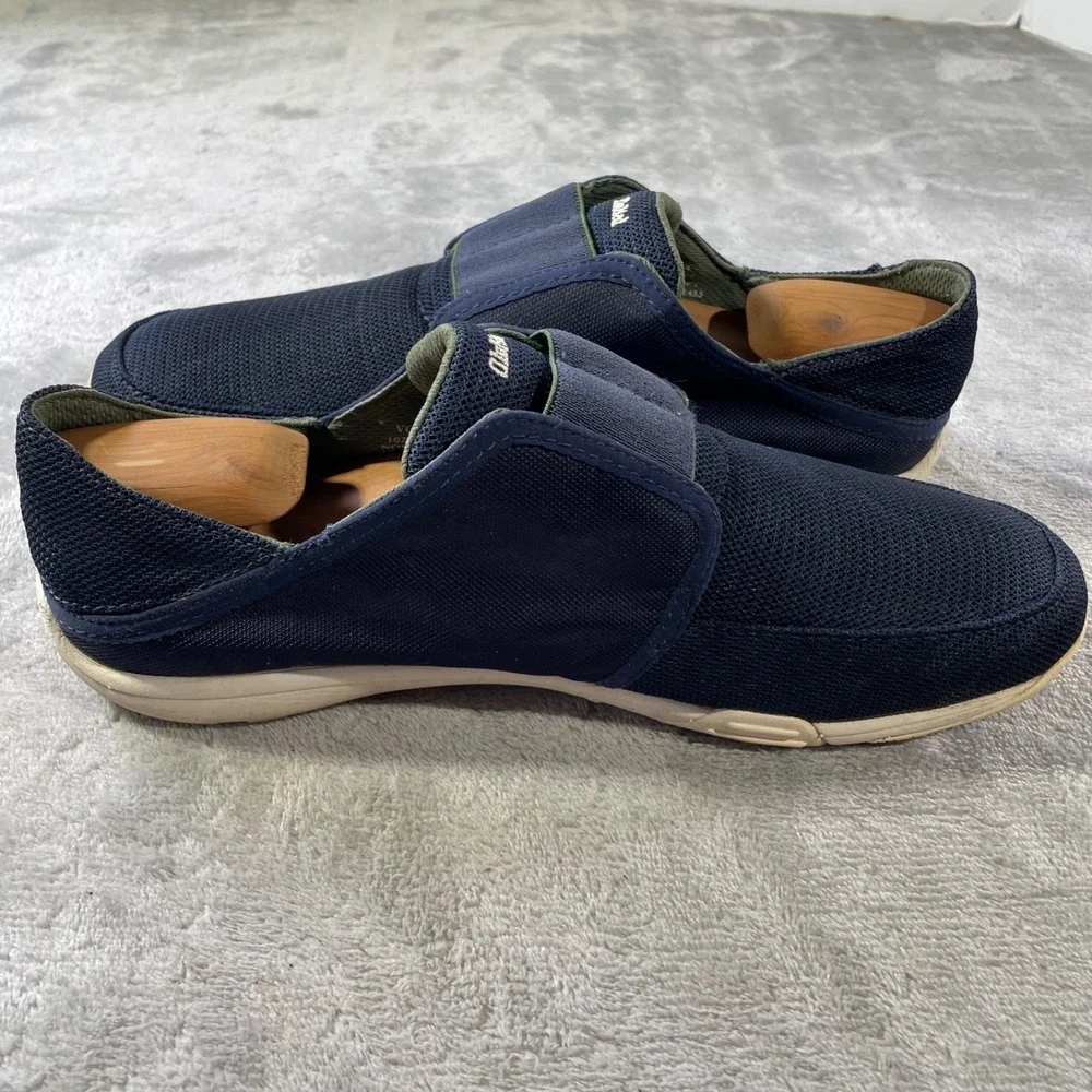 OluKai Nohea Sport Men US 10.5 EUR 43.5 Blue Boat Mesh Slip On Shoes‎